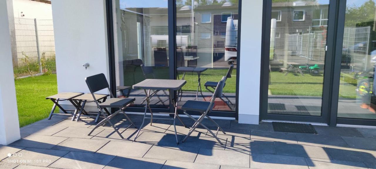 Ferienwohnung Neue Doppelhaushälfte mit Terrasse, Balkon und Garten Remscheid Exterior foto